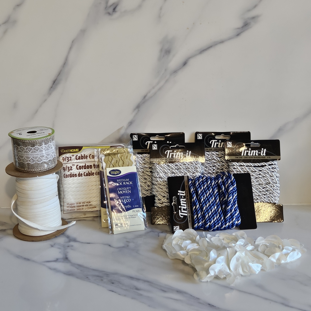 Fiber Arts Collection - Blue, Black, White